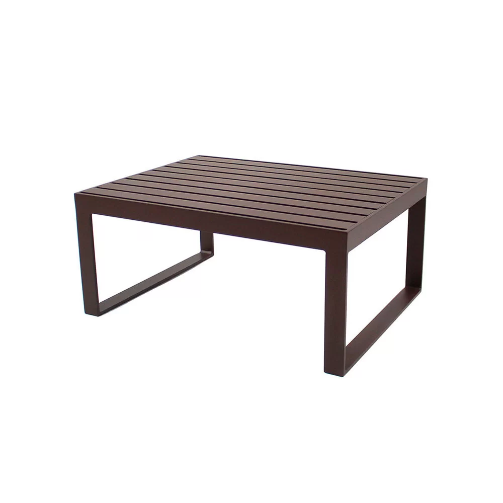 Mesa de Centro Alumínio Ripado c/ Pintura Eletrostática