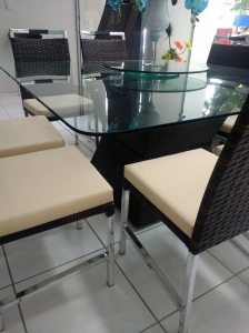 Conjunto Mesa Vitale com 8 cadeiras Imperial